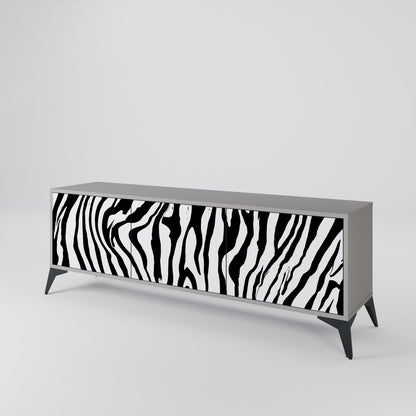 SPLENDID ZEBRA Mobile TV a 3 Ante in Finitura Grigia