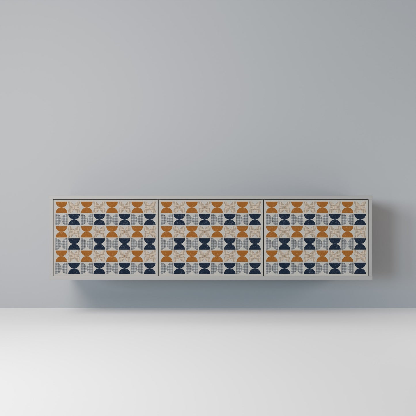 REFLECTION RANGE Mobile TV a 3 Ante in Finitura Grigia