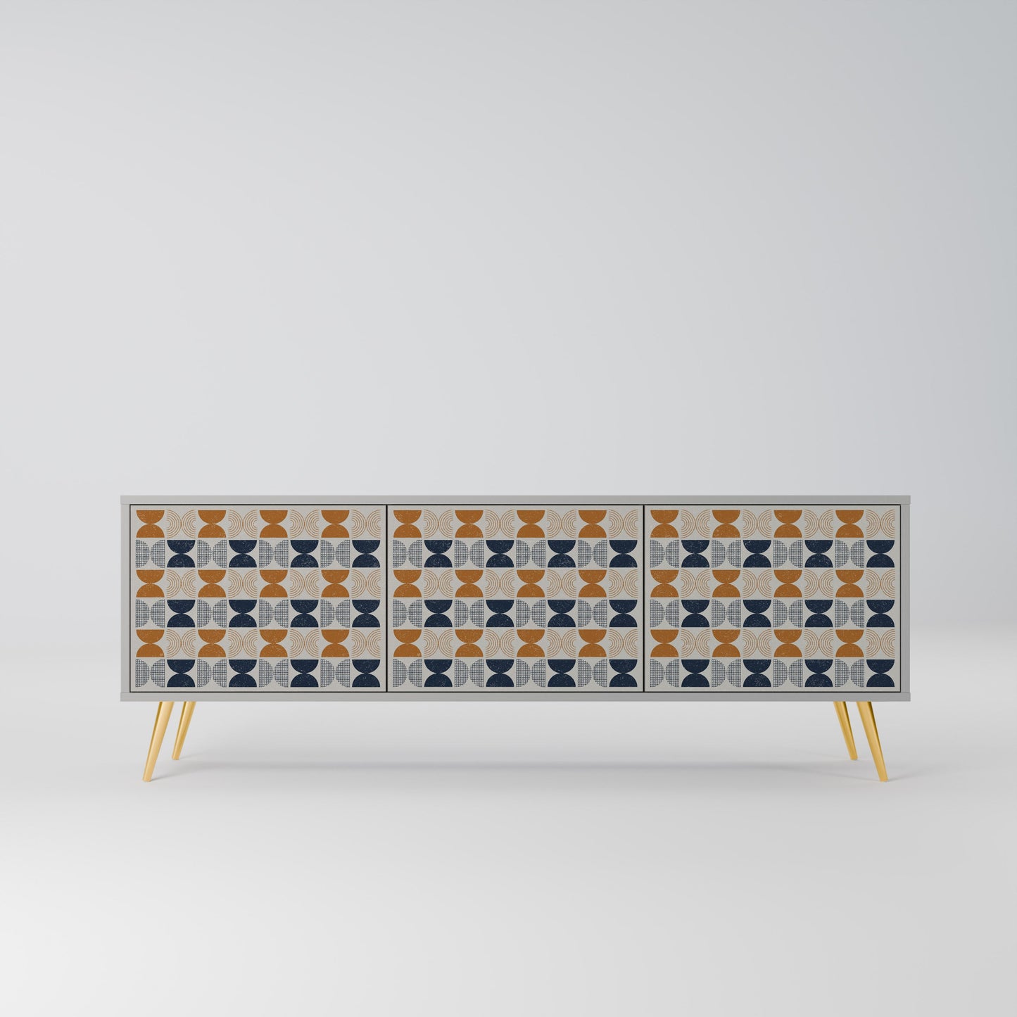 REFLECTION RANGE Mobile TV a 3 Ante in Finitura Grigia