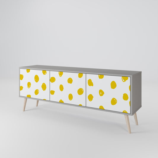 RADIANT REVERIE Mobile TV a 3 Ante in Finitura Grigia