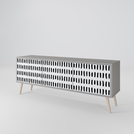 NIGHTY MELODIES Mobile TV a 3 Ante in Finitura Grigia