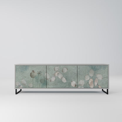 NIGHT LADY Mobile TV a 3 Ante in Finitura Grigia