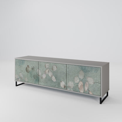 NIGHT LADY Mobile TV a 3 Ante in Finitura Grigia