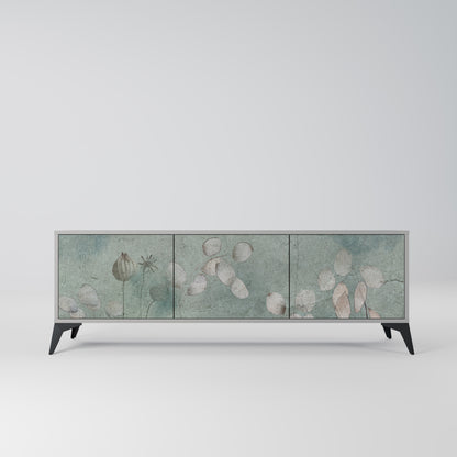 NIGHT LADY Mobile TV a 3 Ante in Finitura Grigia