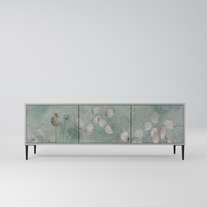 NIGHT LADY Mobile TV a 3 Ante in Finitura Grigia