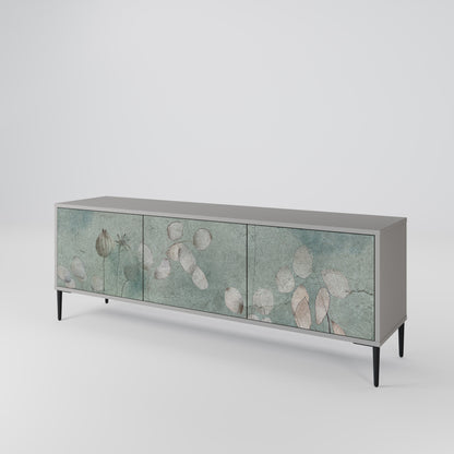 NIGHT LADY Mobile TV a 3 Ante in Finitura Grigia