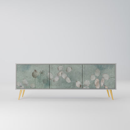 NIGHT LADY Mobile TV a 3 Ante in Finitura Grigia