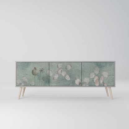 NIGHT LADY Mobile TV a 3 Ante in Finitura Grigia