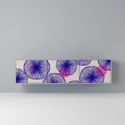 MAGIC NATURE Mobile TV a 3 Ante in Finitura Grigia