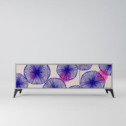 MAGIC NATURE Mobile TV a 3 Ante in Finitura Grigia