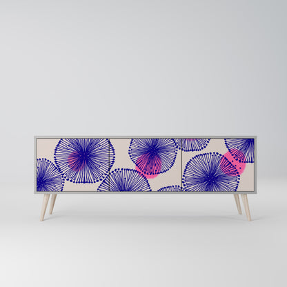 MAGIC NATURE Mobile TV a 3 Ante in Finitura Grigia