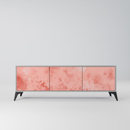 CRANE DANCE 3-Door TV Stand in Grey Finish