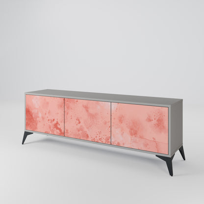 CRANE DANCE 3-Door TV Stand in Grey Finish