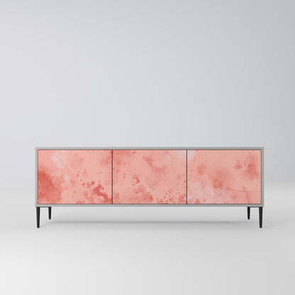 CRANE DANCE 3-Door TV Stand in Grey Finish