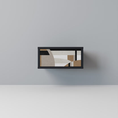 DELICATE MEMENTO Comodino in Finitura Nera