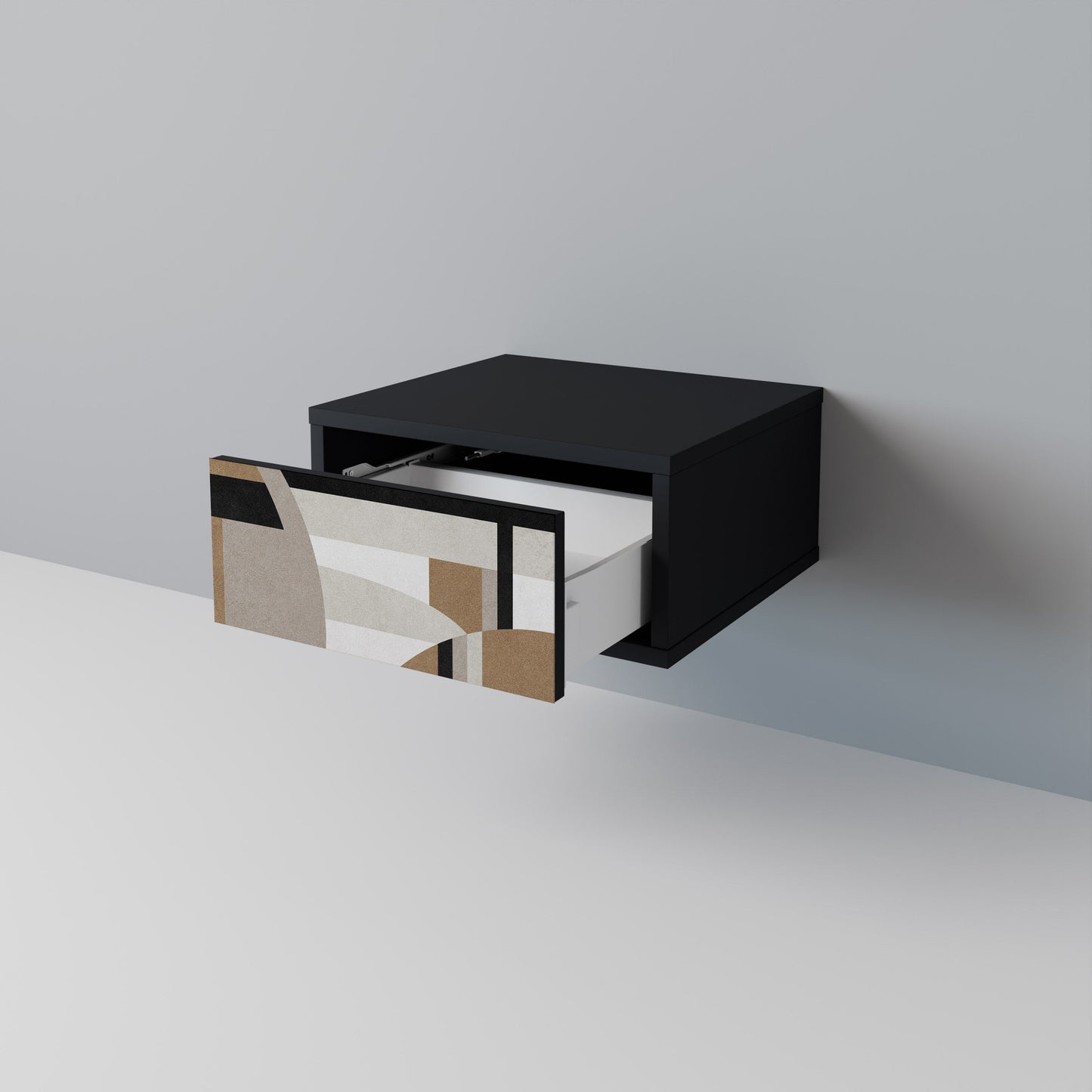 DELICATE MEMENTO Comodino in Finitura Nera