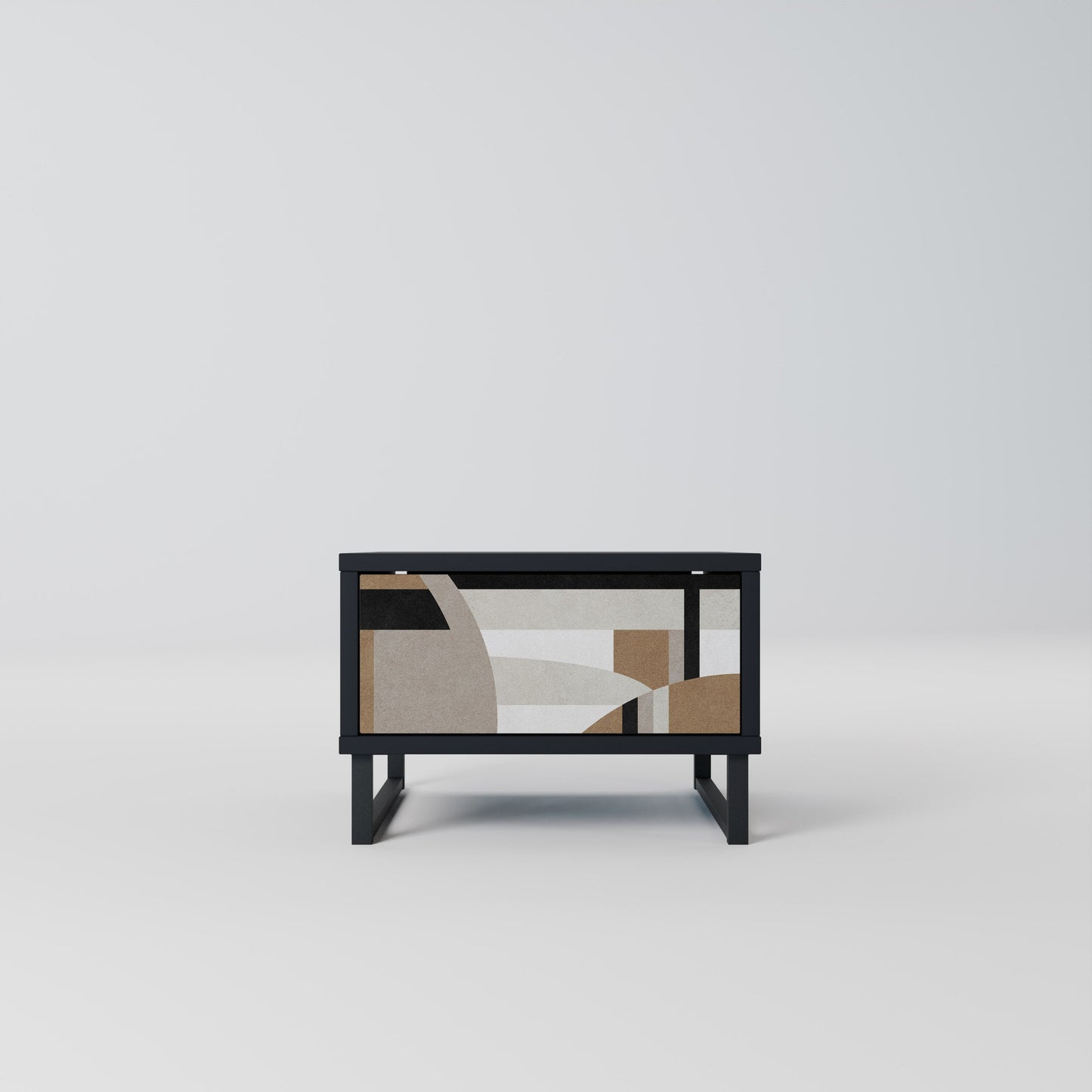 DELICATE MEMENTO Comodino in Finitura Nera