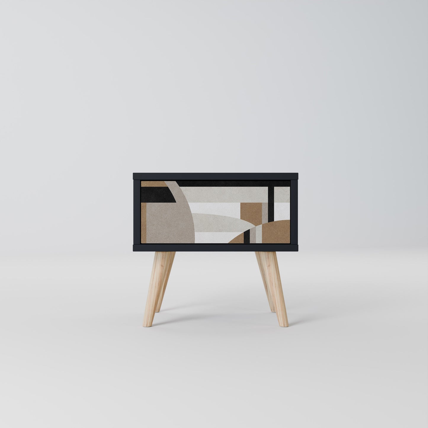 DELICATE MEMENTO Comodino in Finitura Nera