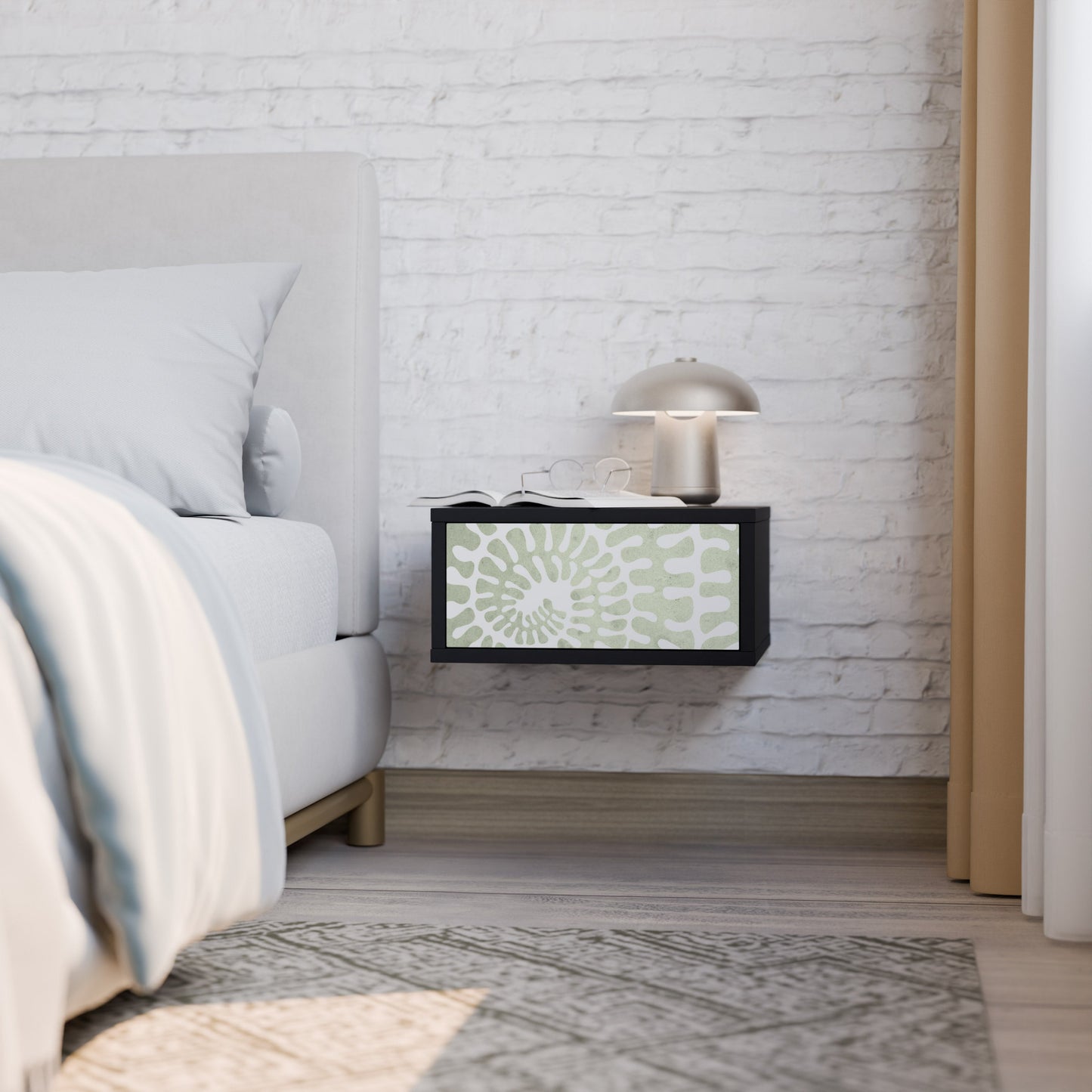 HELIX DANCE Comodino in Finitura Nera