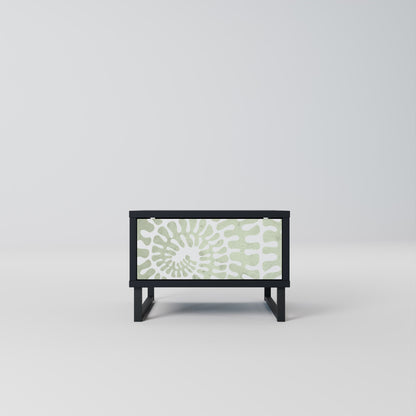 HELIX DANCE Comodino in Finitura Nera