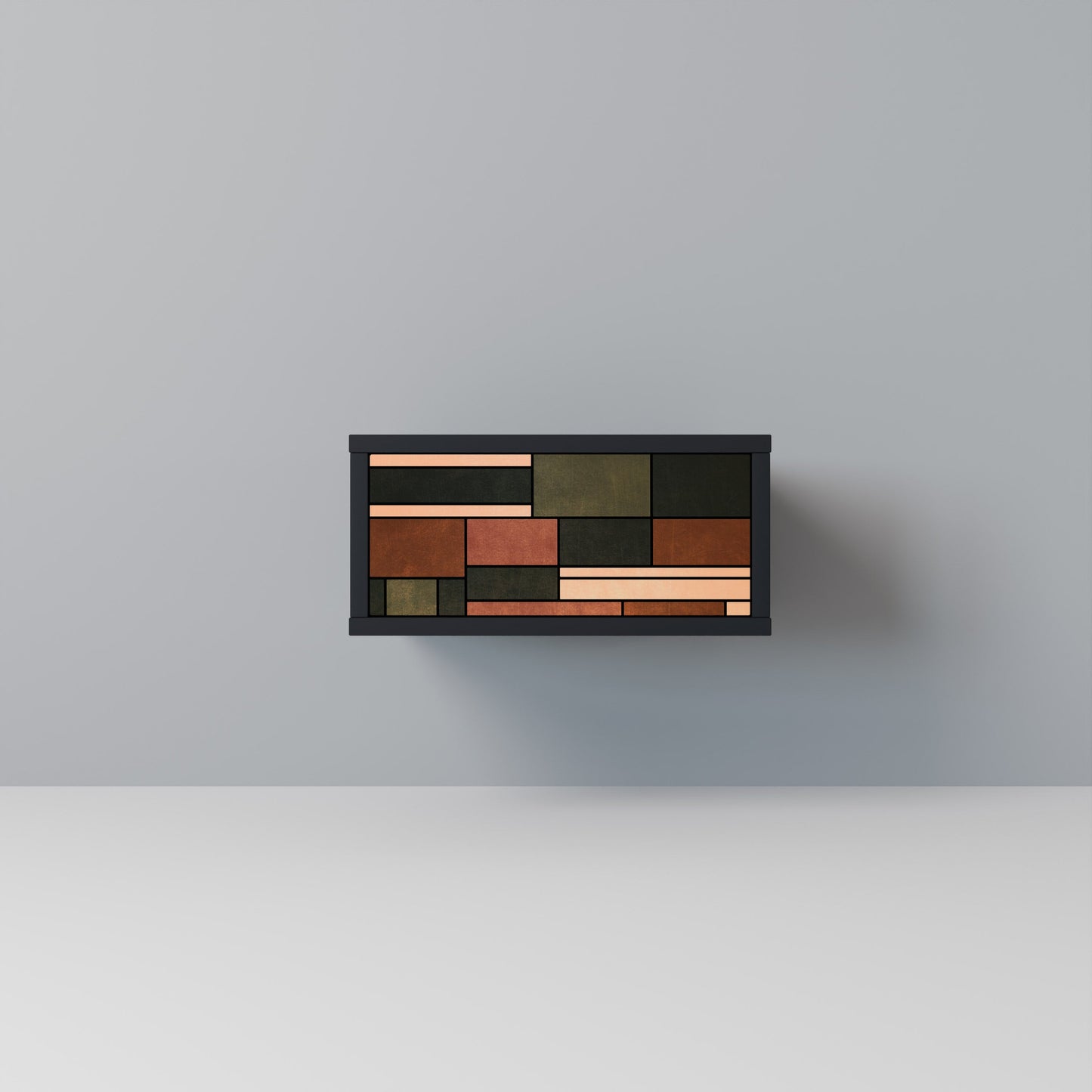 FIGURES OF NATURE Comodino in Finitura Nera