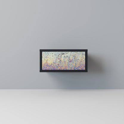 MOSAIC OF COLORS Comodino in Finitura Nera