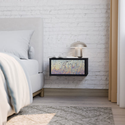 MOSAIC OF COLORS Comodino in Finitura Nera