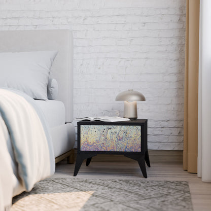 MOSAIC OF COLORS Comodino in Finitura Nera