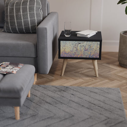 MOSAIC OF COLORS Comodino in Finitura Nera