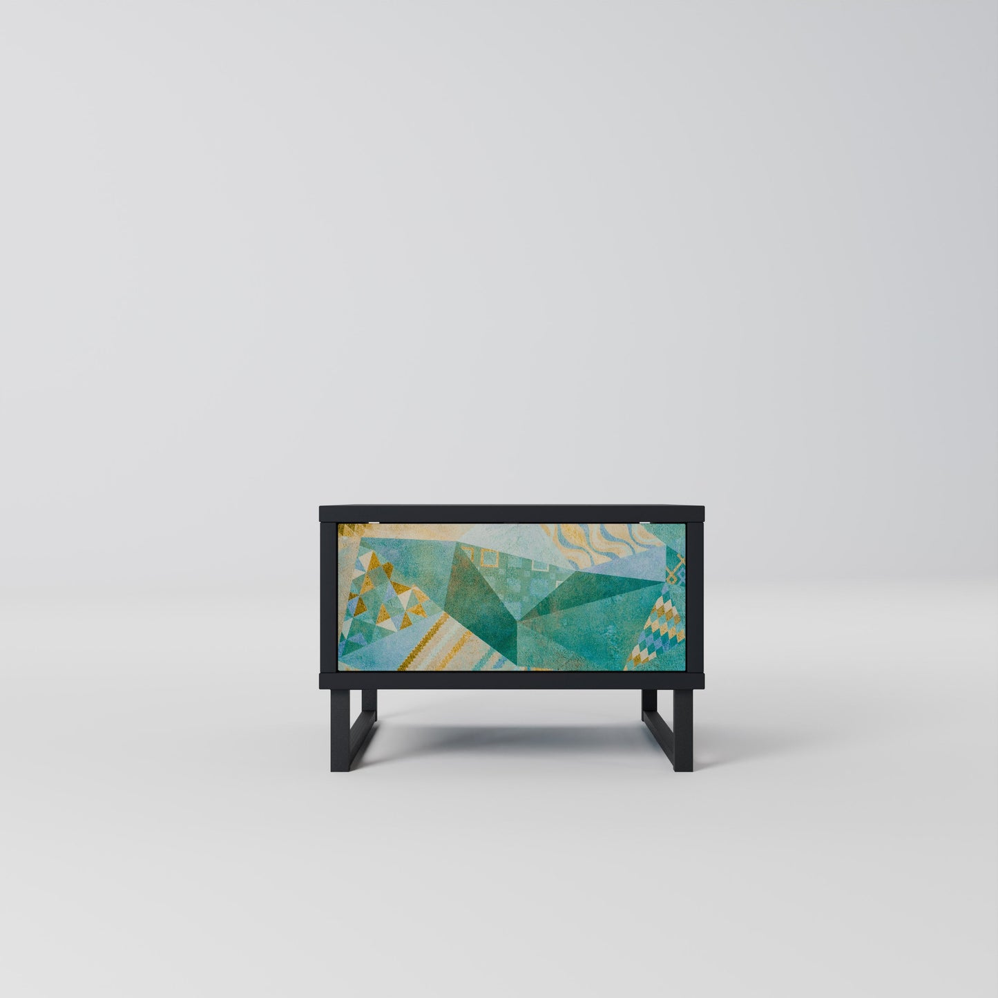 SPECTRUM SPLENDOR Comodino in Finitura Nera