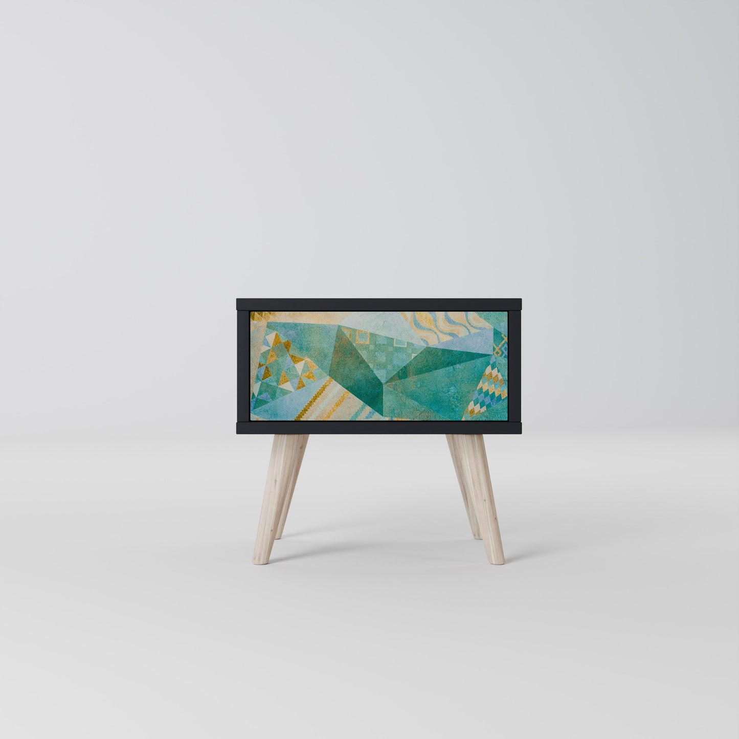 SPECTRUM SPLENDOR Comodino in Finitura Nera