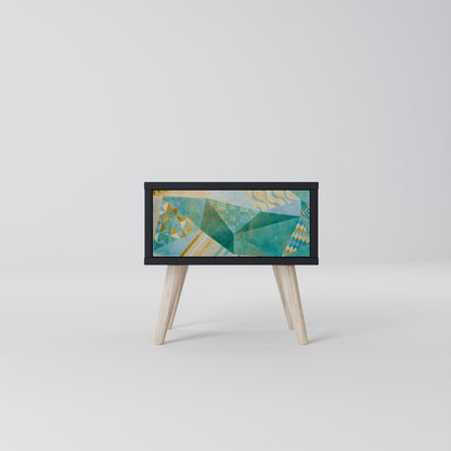 SPECTRUM SPLENDOR Comodino in Finitura Nera