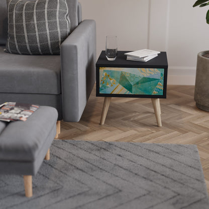 SPECTRUM SPLENDOR Comodino in Finitura Nera