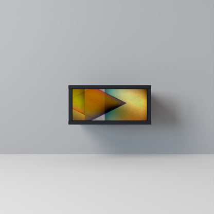 PIERCING SHARPNESS Comodino in Finitura Nera