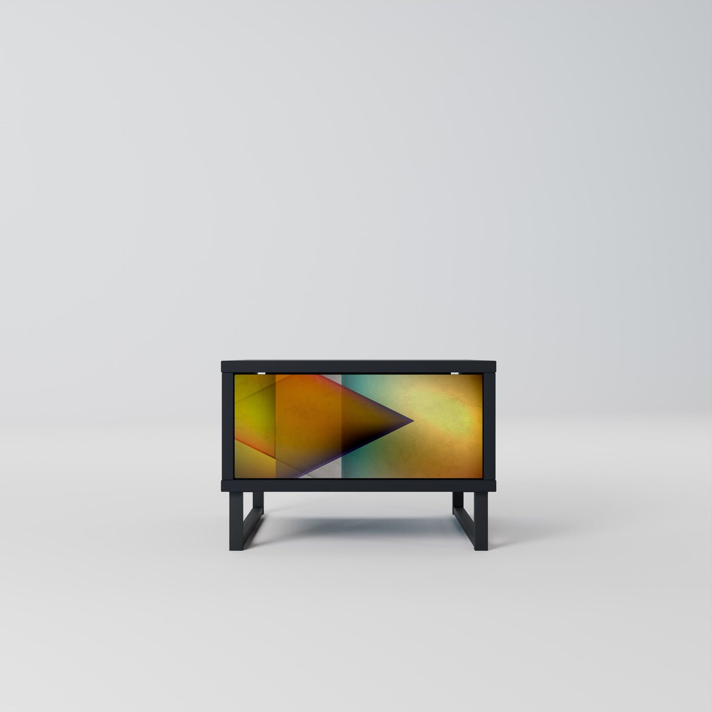 PIERCING SHARPNESS Comodino in Finitura Nera