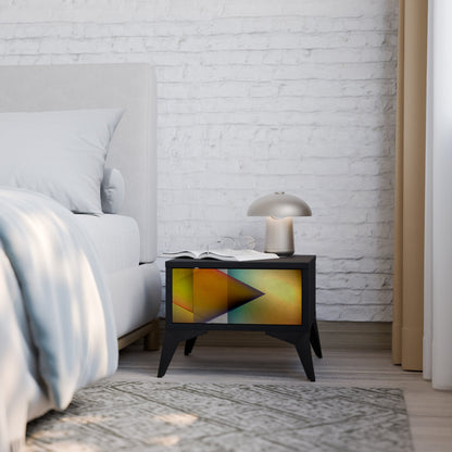 PIERCING SHARPNESS Comodino in Finitura Nera