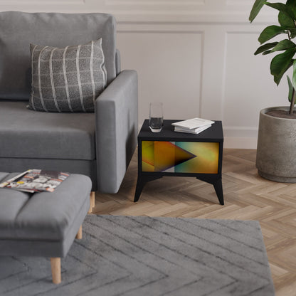 PIERCING SHARPNESS Comodino in Finitura Nera