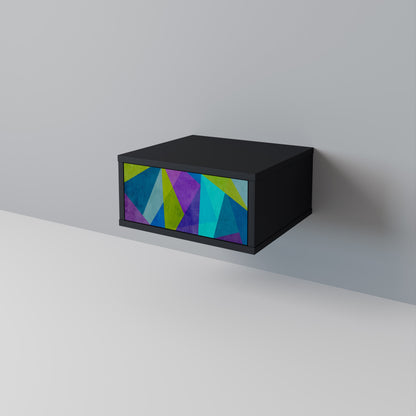 COLD SHOWCASE Comodino in Finitura Nera