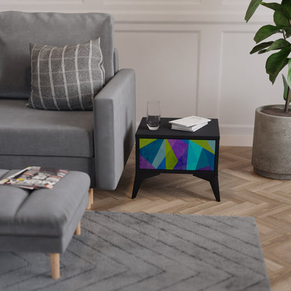 COLD SHOWCASE Comodino in Finitura Nera