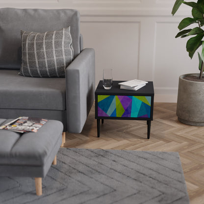 COLD SHOWCASE Comodino in Finitura Nera