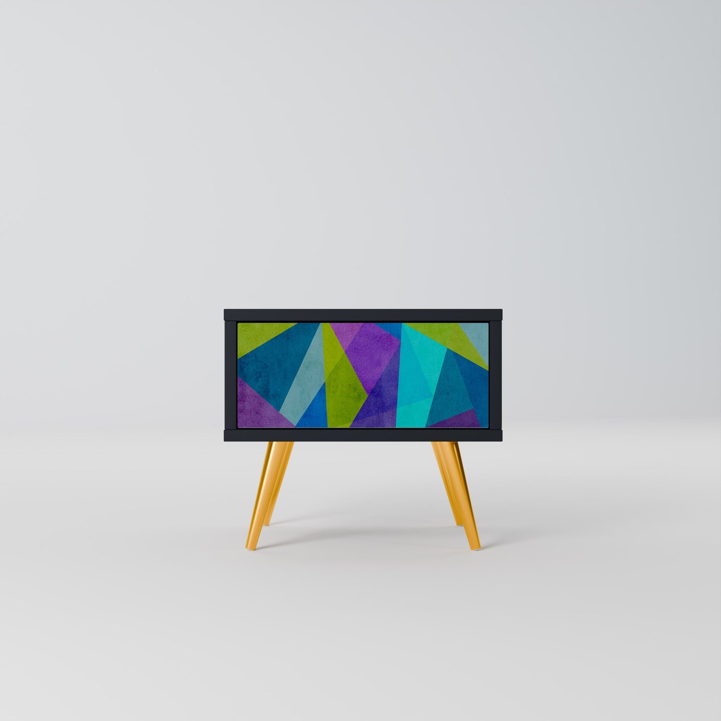 COLD SHOWCASE Comodino in Finitura Nera