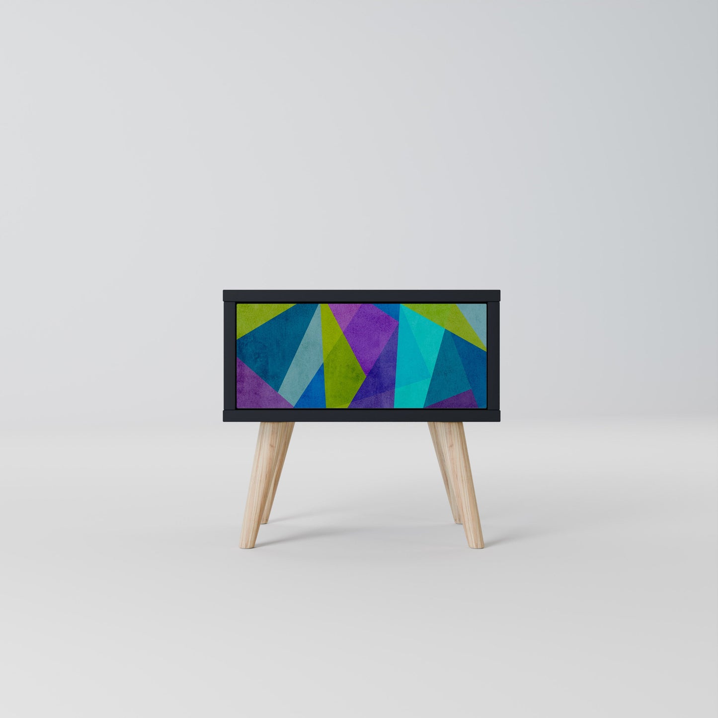 COLD SHOWCASE Comodino in Finitura Nera