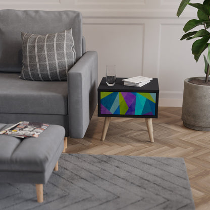 COLD SHOWCASE Comodino in Finitura Nera