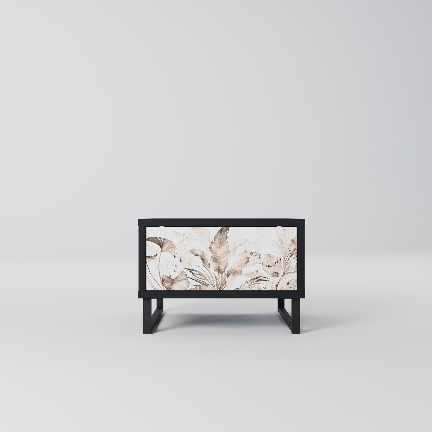 WILD TENDERNESS Nightstand in Black Finish