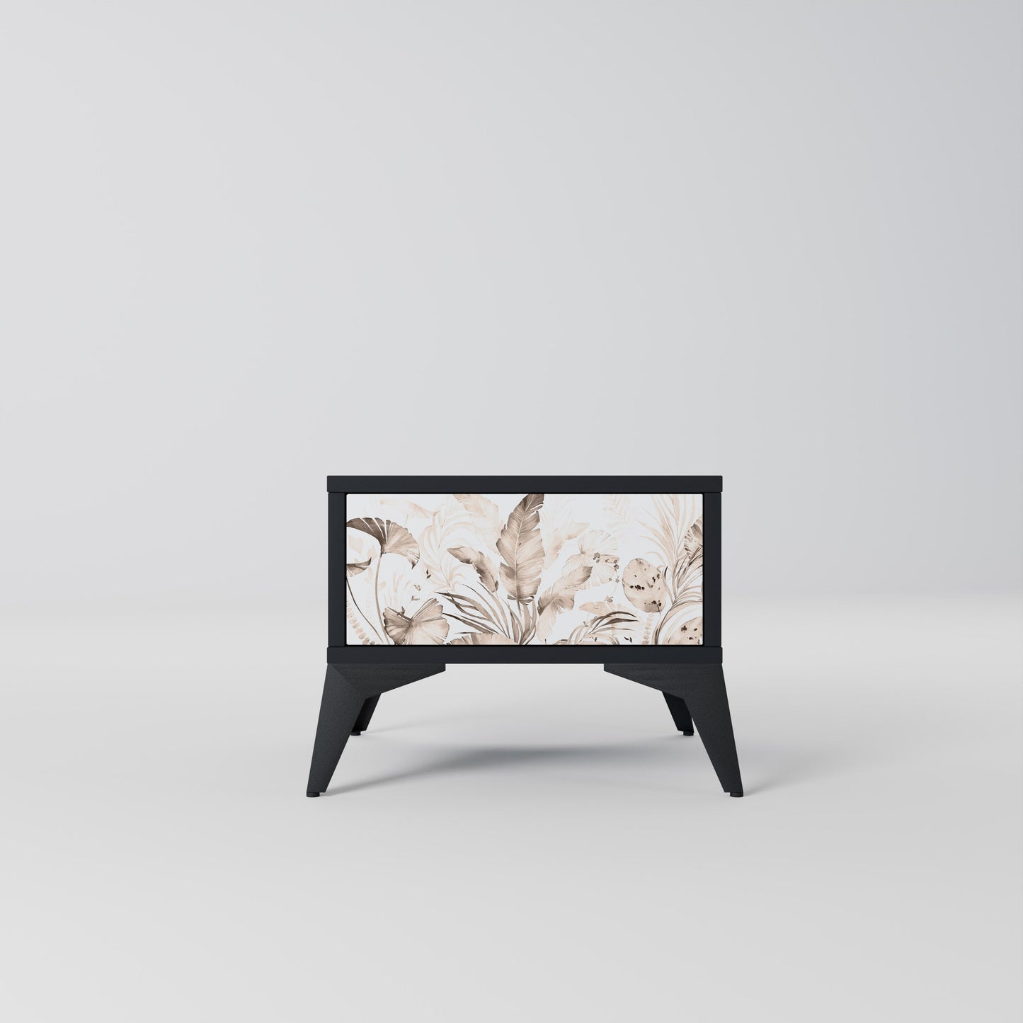 WILD TENDERNESS Nightstand in Black Finish