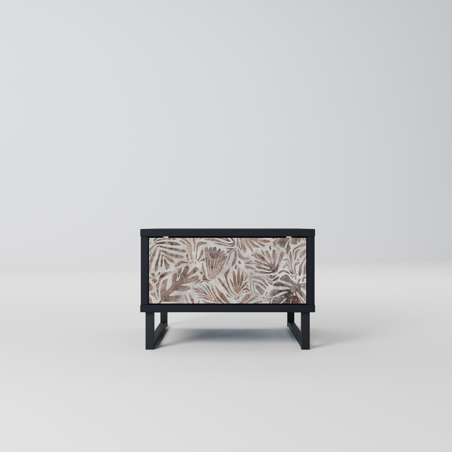 PASSING TIME Comodino in Finitura Nera