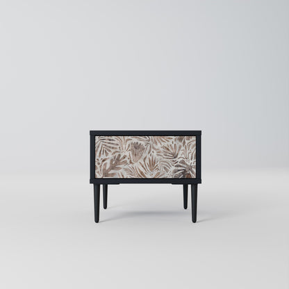 PASSING TIME Comodino in Finitura Nera