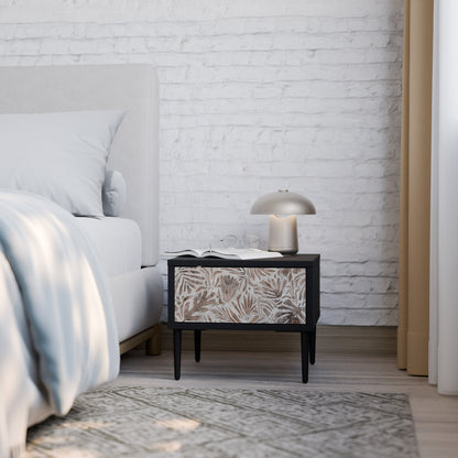 PASSING TIME Comodino in Finitura Nera