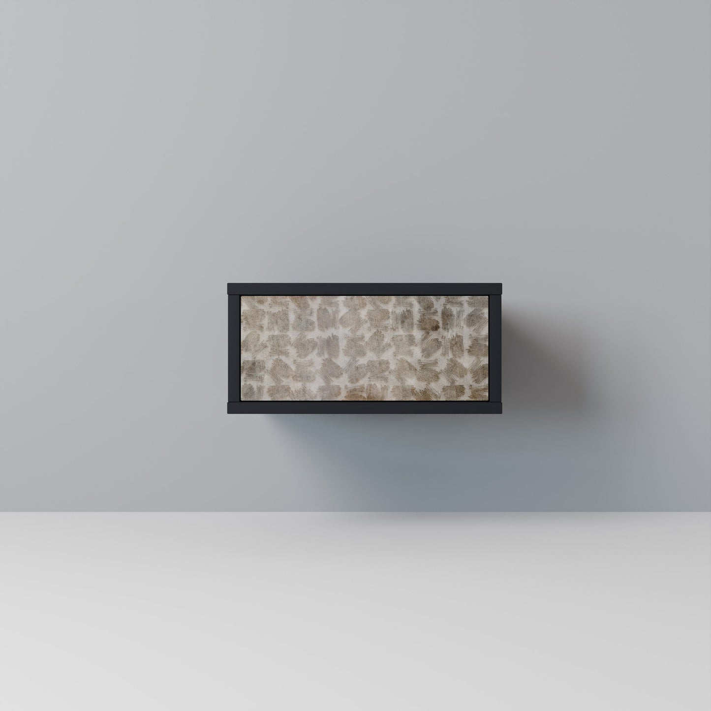 SLIGHTLY BLURRED Comodino in Finitura Nera