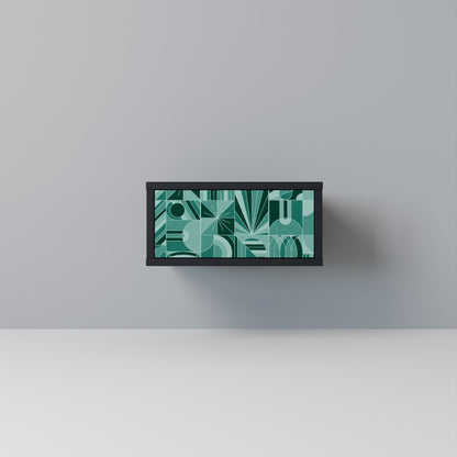 HARMONIC GRID Comodino in Finitura Nera